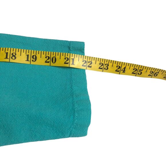 CMC Color Me Cotton Top Womens M Aqua Tunic Asymmetric Oversized Lagenlook NWT - Picture 15 of 15